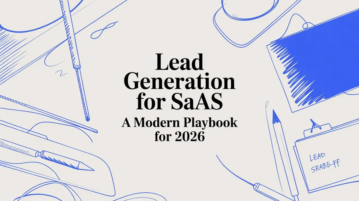 Lead Generation for SaaS: A Modern Playbook for 2026