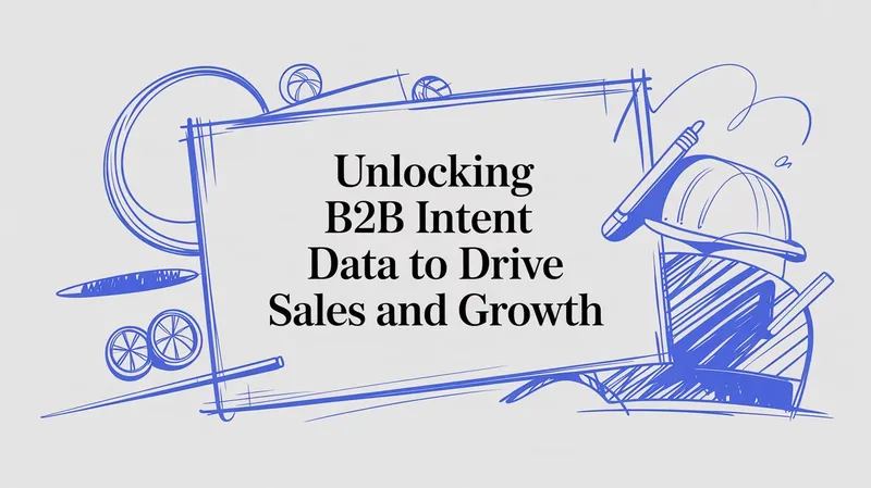 Buyer intent signals moving through qualification into a prioritized sales queue
