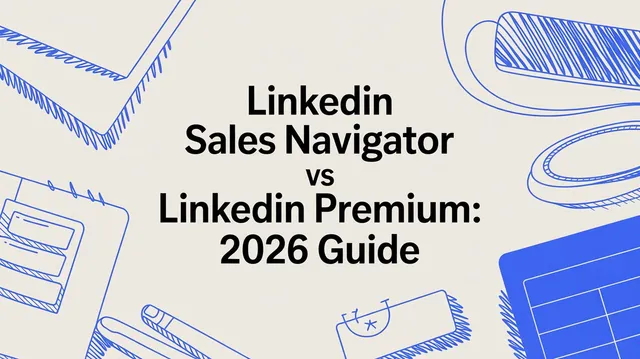 LinkedIn Sales Navigator and LinkedIn Premium comparison showing search and profile features