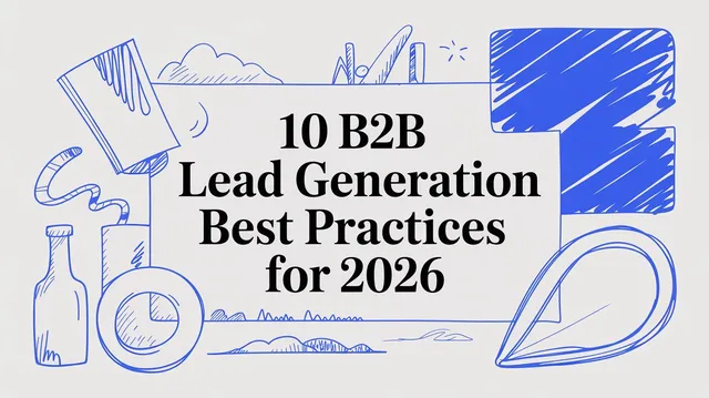 B2B lead generation process showing CRM segmentation and qualified prospect signals