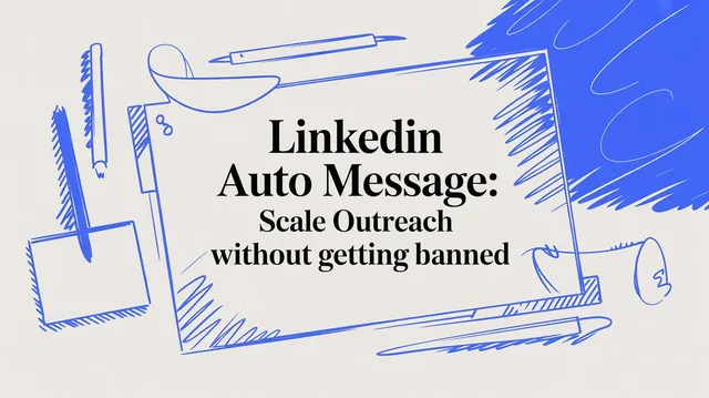LinkedIn automated messaging risk diagram comparing automation with safer signal-based outreach