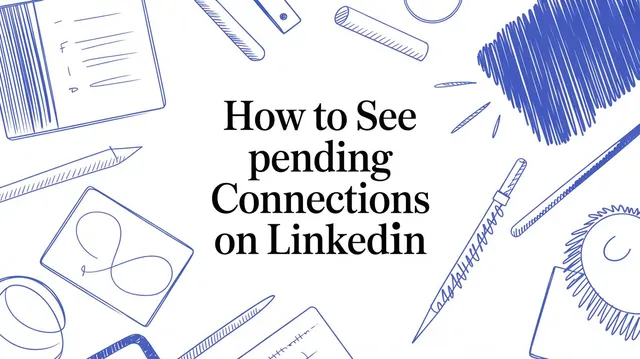 LinkedIn pending connection requests screen shown on mobile and desktop